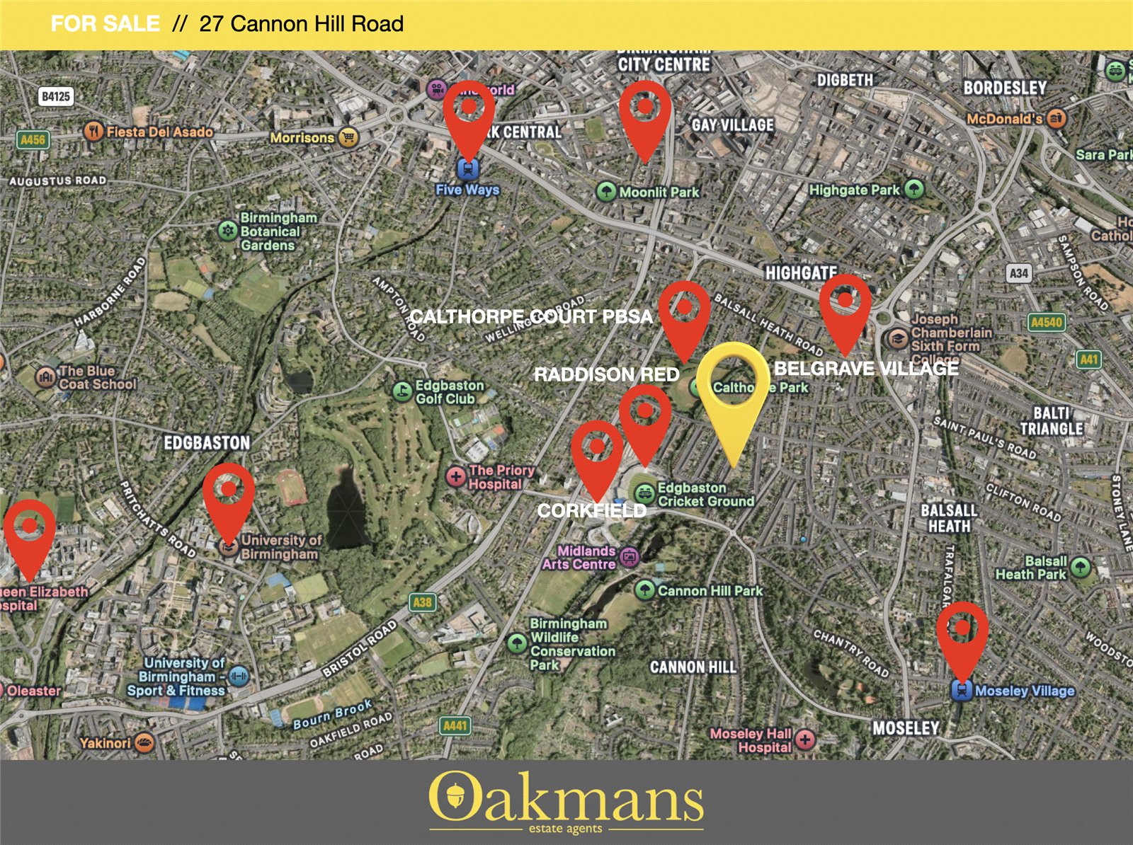 Cannon Hill Road, Birmingham, B12